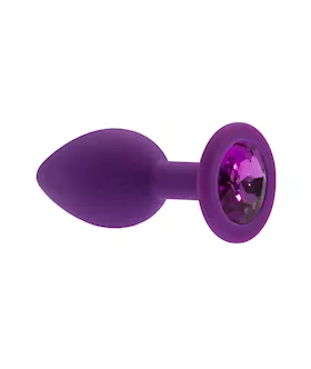 Kink Range Silicone Gemmed Butt Plug  28 Inch