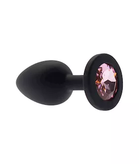 Kink Range Silicone Gemmed Butt Plug  28 Inch