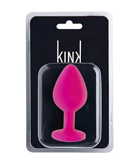 Kink Range Silicone Gemmed Butt Plug - 3.1 Inch