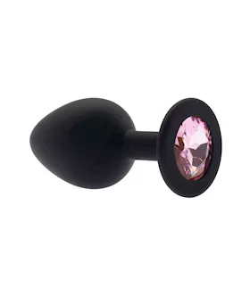 Kink Range Silicone Gemmed Butt Plug  31 Inch