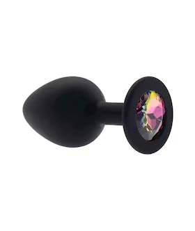 Kink Range Silicone Gemmed Butt Plug  31 Inch