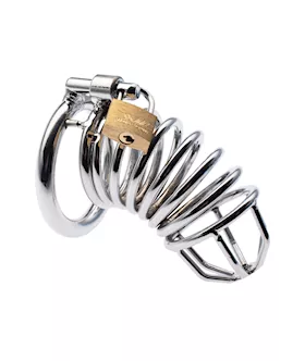 Kink Range Spiraled Chastity Cage  44mm