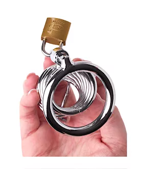 Kink Range Spiraled Chastity Cage - 44mm