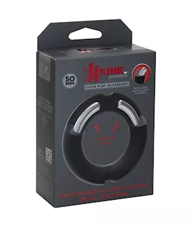 Kink - Silicone Covered Metal Cock Ring - 50mm