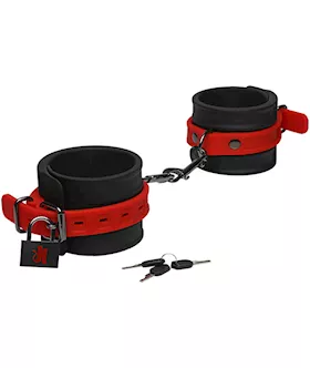 Kink - Silicone Ankle Cuffs With Pad Lock