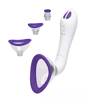 BloomIntimate Body Pump Vibrator  4IN1 Interchangeable Set