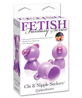 Ready-4-action Nipple And Clit Sucker Set