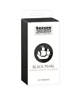 Secura Black Pearl Condoms - 24 Pack