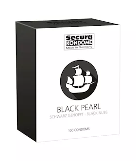 Secura Black Pearl Condoms - 100 Pack