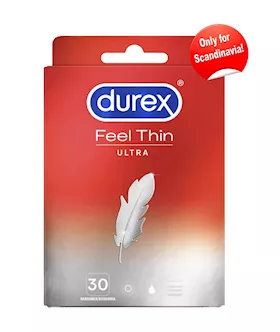Durex Feel Ultra Thin Condoms 30 Pack