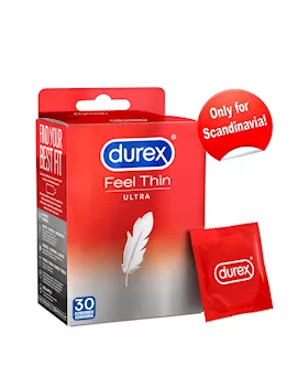 Durex Feel Ultra Thin Condoms 30 Pack