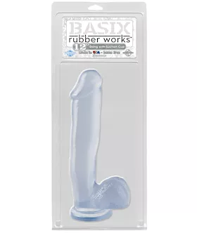 Basix Rubber Works 12 Inch Suction Cup Dong