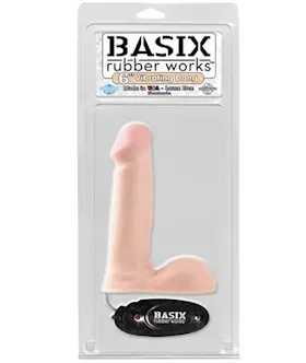 Basix Rubber Works 6 Vibrating Dong