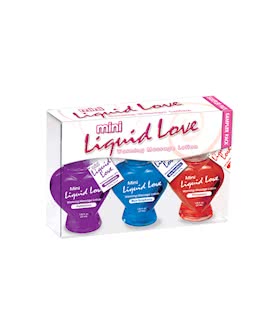 Mini Liquid Love Warming Massage Lotion Sampler Pack