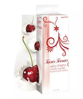 Tasty Treats Very Cherry Cherry Vanilla Flavored Body Topping