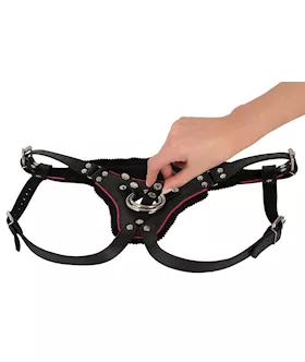Leather String Strap-on 