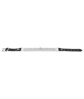 Leder Halsfessel Kette