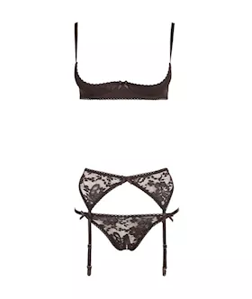Cottelli Collection Half Cup Bra Set