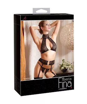 Abierta Fina Choke Me Daddy Crotchless Lingerie