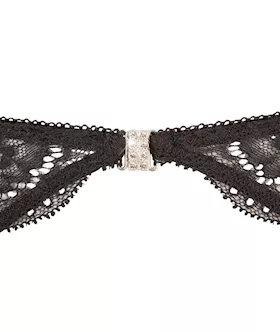 Serena Suspender Set With Gems