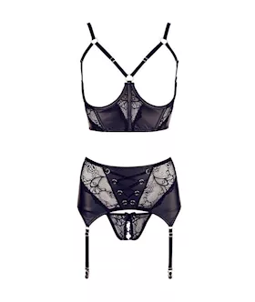 Abierta Fina Above The Clouds Crotchless Lingerie