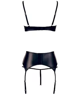 Kyra Shelf Bra Suspender Set 