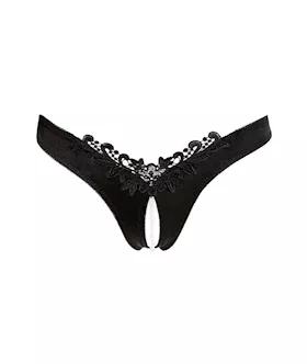Cottelli Collection Pearly Pleasure Crotchless Panties