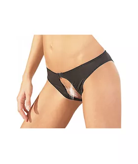 Mandy Mystery Cling To Me Crotchless Panties