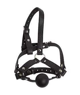 Bad Kitty Head Harness With Ball Gag