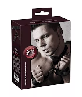 Fetish Collection Hands Up Collar And Handcuffs