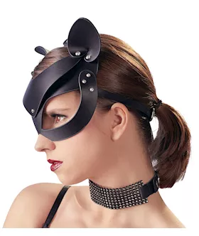 Cat Mask With Rhinestones