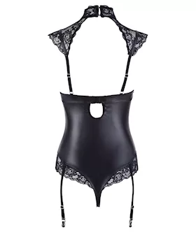 Bodysuit With Lace Inserts - B 