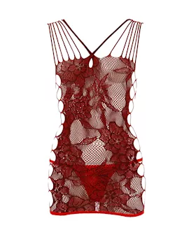 Mesh And Lace Dress