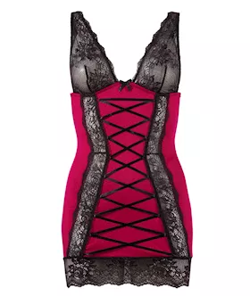 Decorative Lace Mini Dress