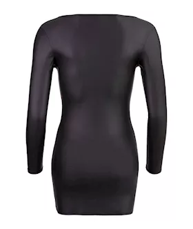 Low-cut Dress With Full Zip