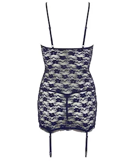 Floral Lace Suspender Dress