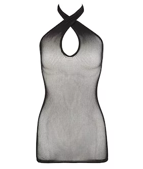 Halterneck Mesh Dress
