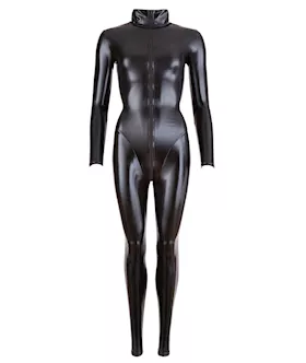 Wetlook 2-way Zip Jumpsuit