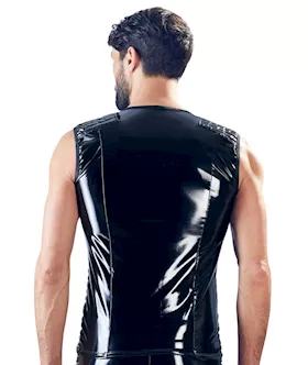Vinyl Biker Shirt