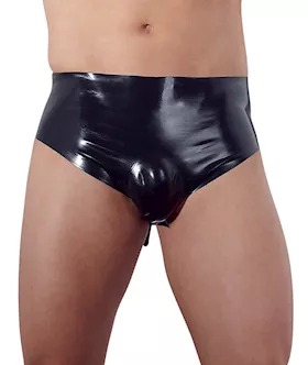 Felix Latex Briefs with Plug