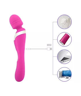 Beja 2-in-1 Wand Vibrator