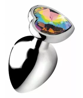 Prism Heart Anal Plug - 3.7 Inch
