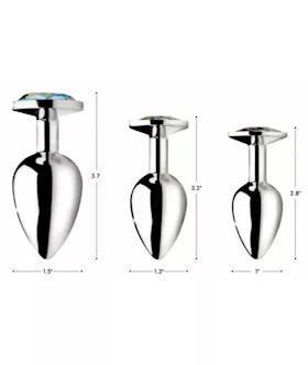 Prism Gem Anal Plug - 3.7 Inch