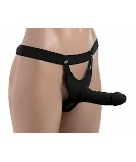 Size Matters Hollow Silicone Dildo Strap-on - 6 Inch