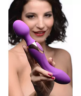 Wand Essentials 10x Dual Duchess 2-in-1 Silicone Massager 