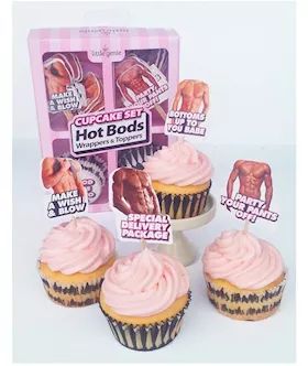 Hot Bod Cupcake Set