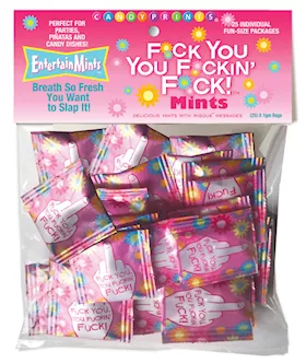 Fuck you You Fuckin Fuck Mints  Bag of 25