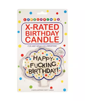 XRated Birthday Candle