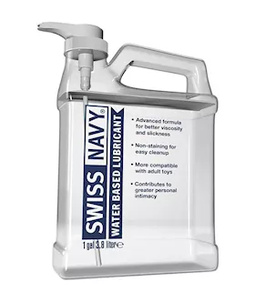 Swiss Navy Water Based Lubricant  3785ml
