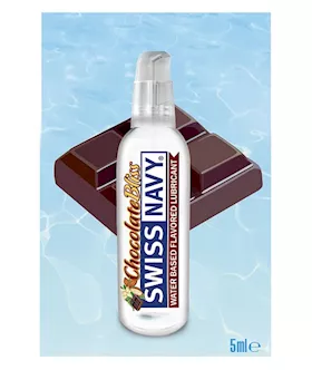 Swiss Navy Chocolate Bliss Flavoured Lubricant  5ml Foil